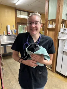 Minot veterinarian cares for pets